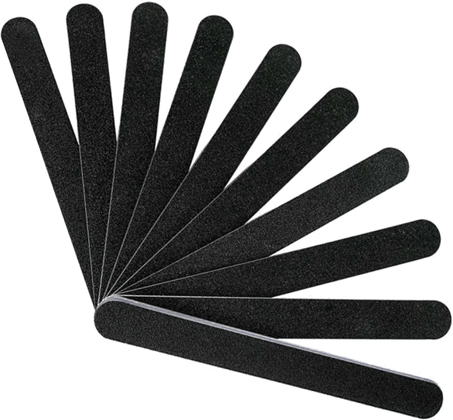 Tachibelle Professional Nail File Emery Board Nail Care Double Sided Washable Gel Poly Nails Acrylic Dip Black Nail Buffering Files Professional Manicure Pedicure Tools 10Pcs/Pack (80/80) Health & Beauty > Personal Care > Cosmetics > Cosmetic Tools > Nail Tools Tachibelle 100/100  