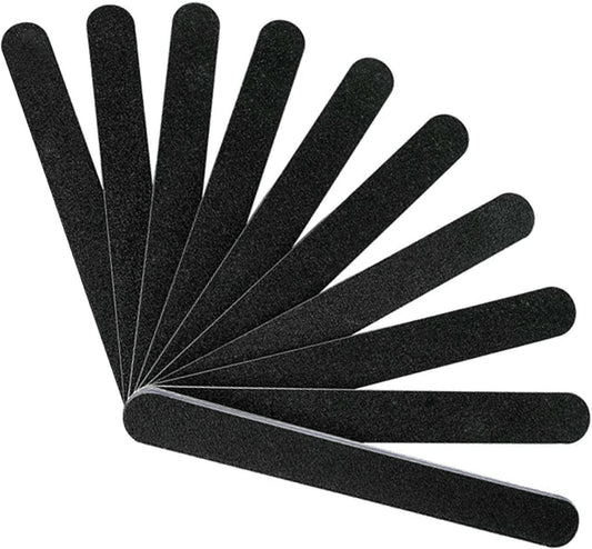 Tachibelle Professional Nail File Emery Board Nail Care Double Sided Washable Gel Poly Nails Acrylic Dip Black Nail Buffering Files Professional Manicure Pedicure Tools 10Pcs/Pack (80/80) Health & Beauty > Personal Care > Cosmetics > Cosmetic Tools > Nail Tools Tachibelle 100/100  