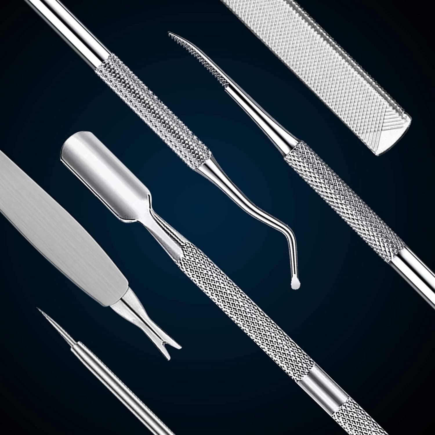 Ingrown Toenail Tool Kit 6PCS, Ingrown Toenail File and Lifter Double Sided, Sterilizable Stainless Steel Material,Pedicure Tools Professional Health & Beauty > Personal Care > Cosmetics > Cosmetic Tools > Nail Tools konovo   