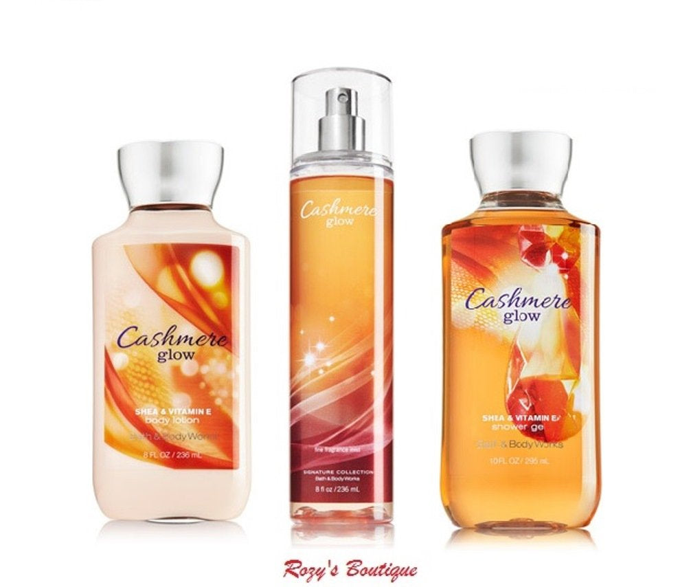 Bath & Body Works Cashmere Glow Gift Set - All New Daily Trio (Full-Sizes) Health & Beauty > Personal Care > Cosmetics > Bath & Body Bath & Body Works   