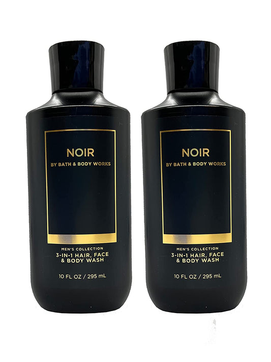 Bath and Body Works 2 Pack Men'S Collection 2 in 1 Hair and Body Wash NOIR. Health & Beauty > Personal Care > Cosmetics > Bath & Body Bath and Body Works   