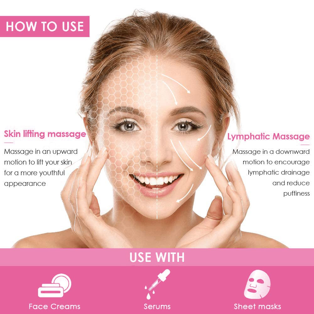 Poleview Ice Globes for Facials, Cooling Face Roller, Facial Massage Tools for Daily Skincare, Tightens Skin, Reduce Puffiness and Dark Circles, anti Ageing, Enhance Circulation - Pink, with Glitter Health & Beauty > Personal Care > Cosmetics > Cosmetic Tools > Skin Care Tools Poleview   