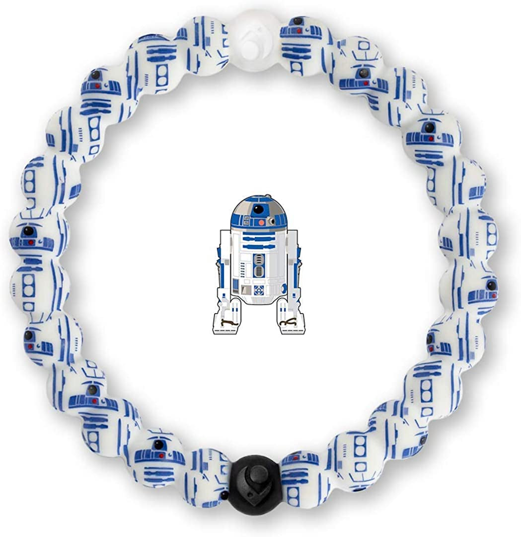 Lokai the Star Wars Collection Bracelets - Silicone Beaded Bracelets for Women & Men, Jewelry Fashion Bracelets Slide-On for Comfortable Fit Apparel & Accessories > Jewelry > Bracelets Lokai Star Wars - R2-D2 Extra Large 
