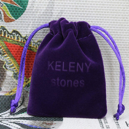 Keleny Natural Gemstone 4Mm round Bead Charm Stretch Anklet for Women Brown Rope Adjustable 8.6-11 Inch Apparel & Accessories > Jewelry > Anklets Kelenystones   