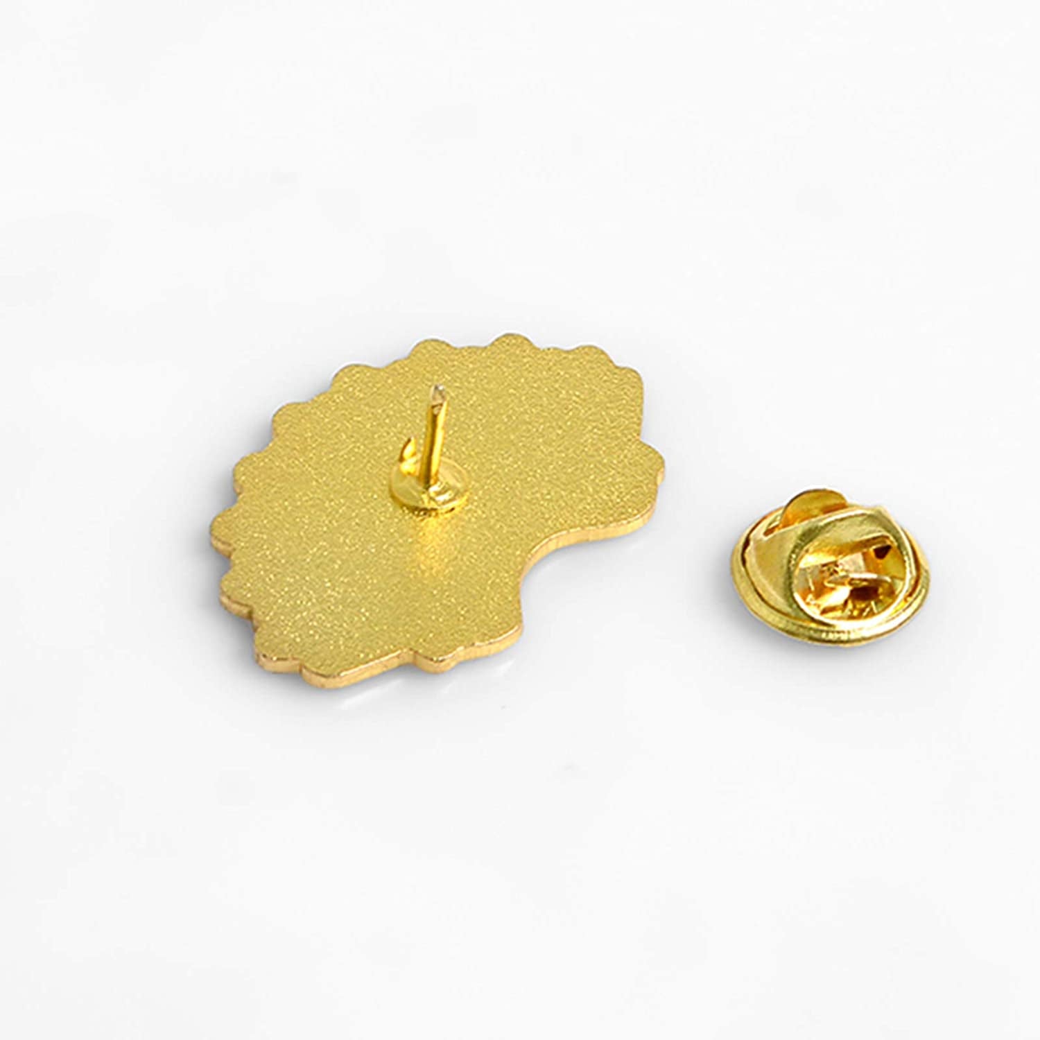 Feminism DISSENT Enamel Pin Ruth Bader Ginsburg Female Justice Brooches Steampunk Gold Pleated Skirt Lapel Badge Pins for Women
