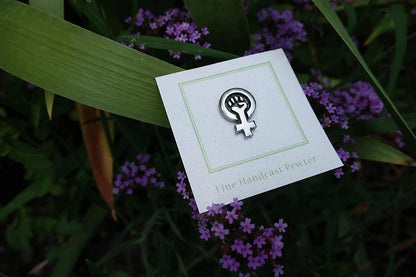 Feminist Power Symbol Lapel Pin