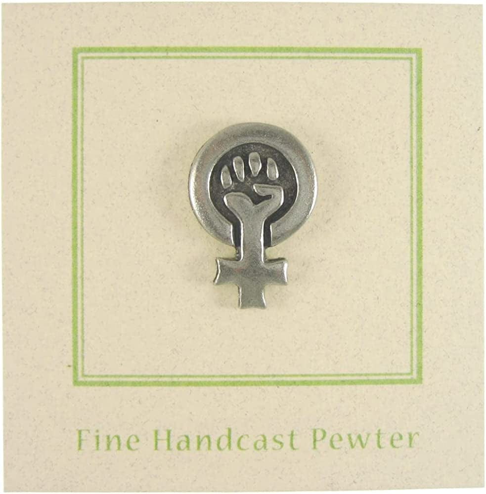Feminist Power Symbol Lapel Pin
