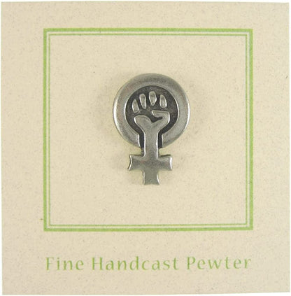 Feminist Power Symbol Lapel Pin