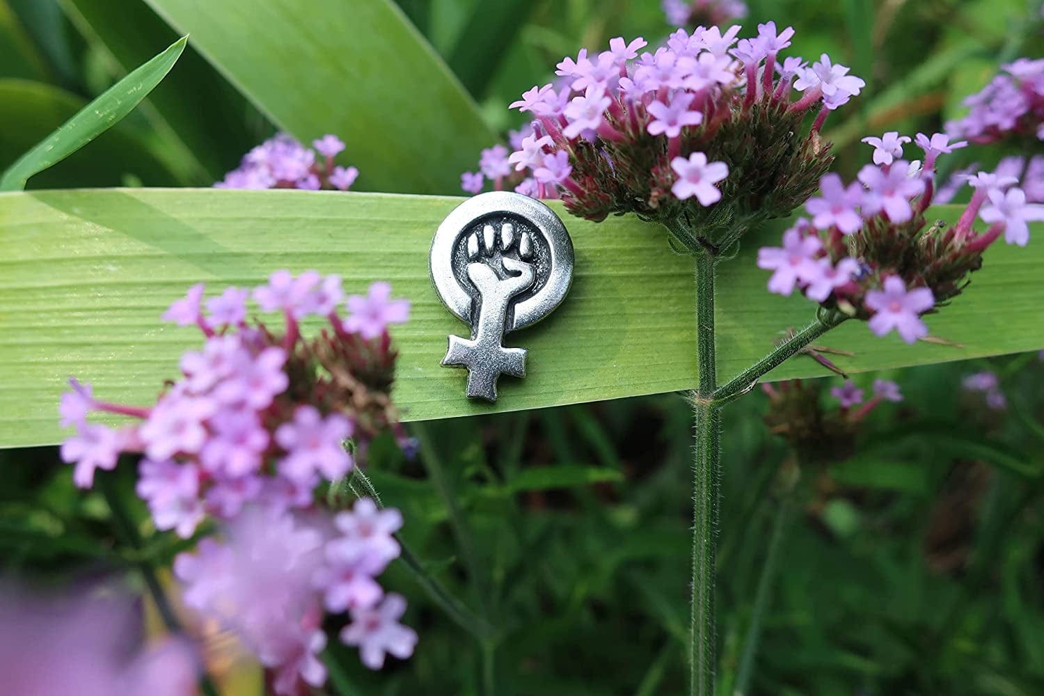 Feminist Power Symbol Lapel Pin