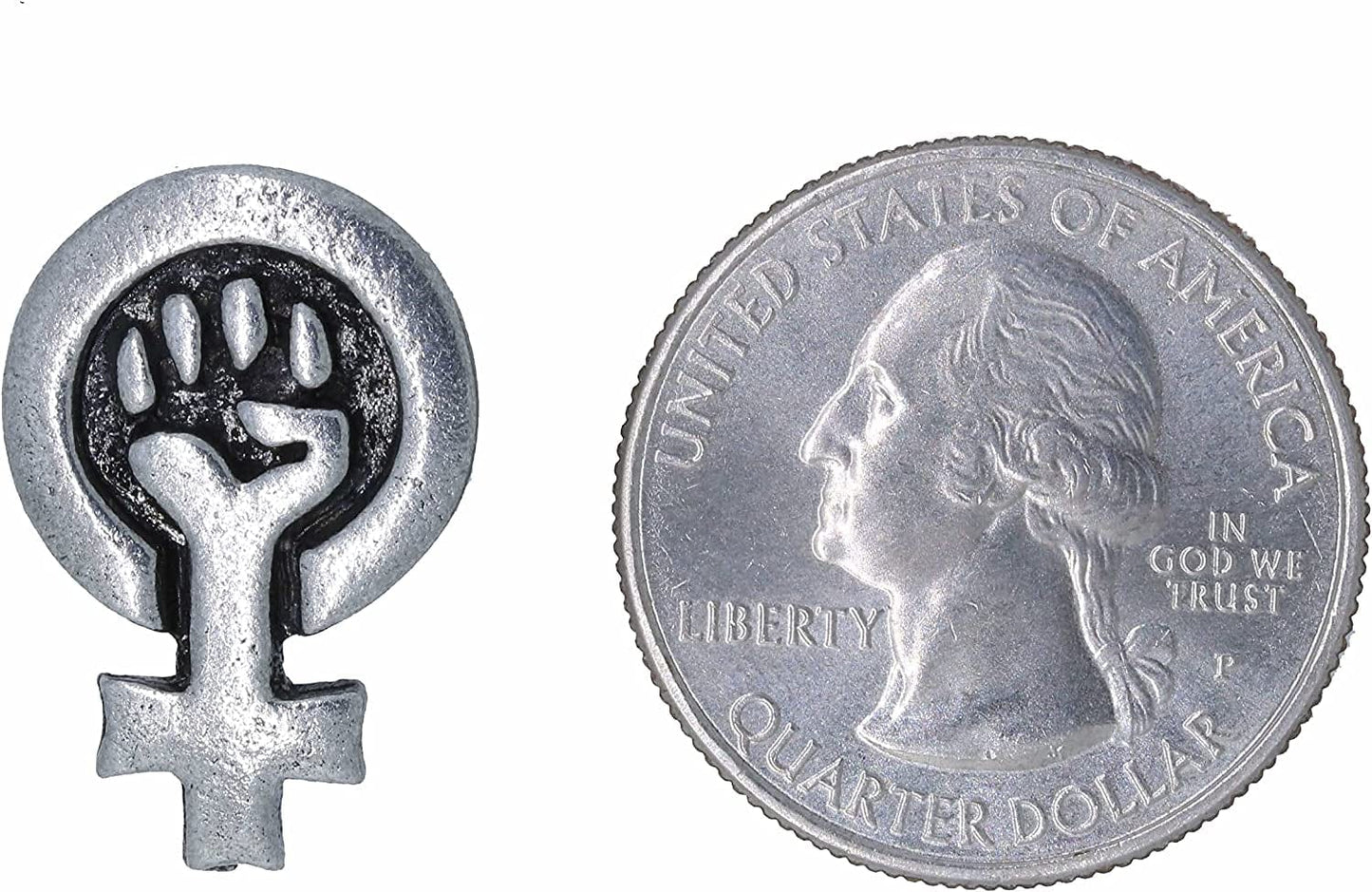 Feminist Power Symbol Lapel Pin