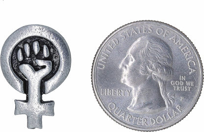 Feminist Power Symbol Lapel Pin