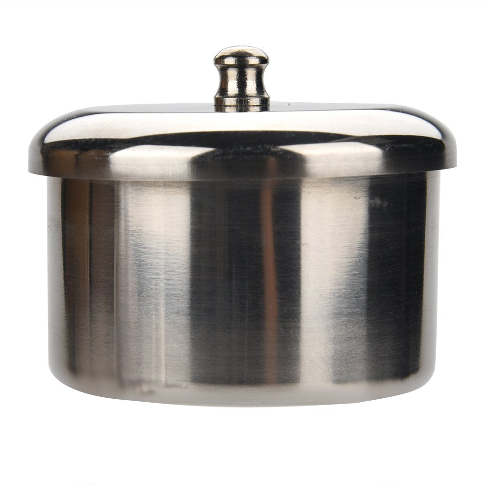 Nail Liquid Container, Mini Stainless Steel Dish Pot Liquid Powder Cup Lid Bowl Nail Art Tools Acrylic Nail Art Equipment Mini Bowl Cup Tray Pot Container Organizer Holder with Lid, 3Pcs Health & Beauty > Personal Care > Cosmetics > Cosmetic Tools > Nail Tools Zerone   