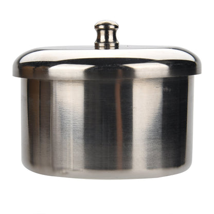 Nail Liquid Container, Mini Stainless Steel Dish Pot Liquid Powder Cup Lid Bowl Nail Art Tools Acrylic Nail Art Equipment Mini Bowl Cup Tray Pot Container Organizer Holder with Lid, 3Pcs Health & Beauty > Personal Care > Cosmetics > Cosmetic Tools > Nail Tools Zerone   