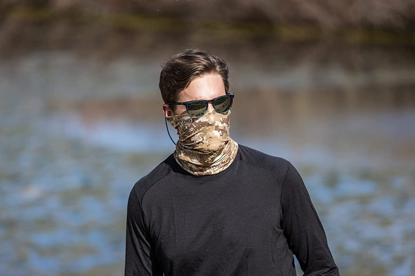 BUFF Multifunctional Neckwear Coolnet UV XL Worn 12+ Ways Apparel & Accessories > Clothing Accessories > Headwear BUFF   