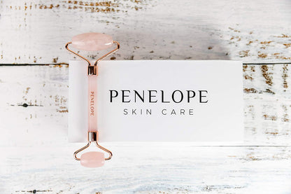 Rose Quartz Face Roller - Facial Roller and Skin Massage Tool with Authentic Rose Quartz Stone - Face Relaxer Gua Sha Roller - under Eye Roller by Penelope Skincare… (Rose Quartz) Health & Beauty > Personal Care > Cosmetics > Cosmetic Tools > Skin Care Tools PENELOPE SKINCARE   