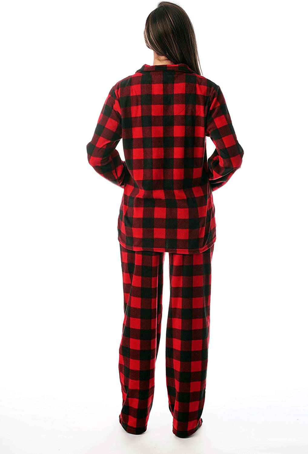 #followme Printed Microfleece Button Front PJ Pant Set with Socks Apparel & Accessories > Clothing > Sleepwear & Loungewear > Pajamas #followme   