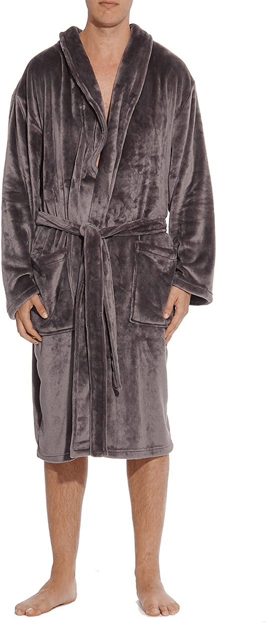 #Followme Velour Robe Robes for Men Apparel & Accessories > Clothing > Sleepwear & Loungewear > Robes Kylie Max   