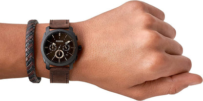 Fossil Men'S Machine Stainless Steel Case Quartz Chronograph Watch