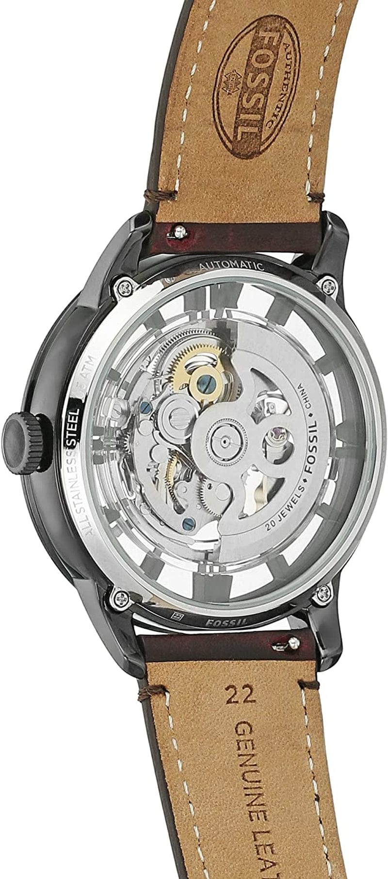 Fossil Men'S Townsman Stainless Steel Mechanical Automatic Watch