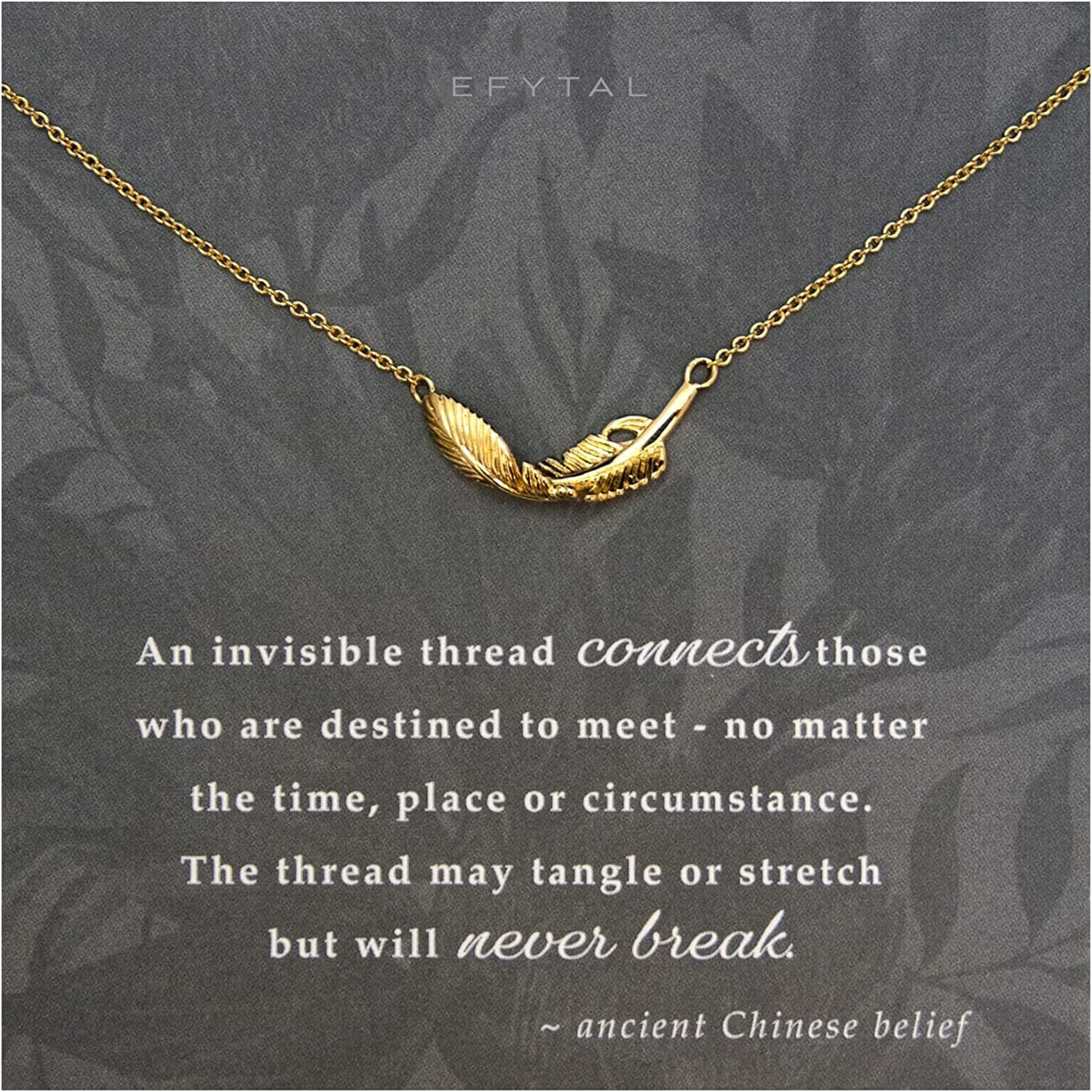 Friend Gifts for Women, Sterling Silver or Gold Plated Feather Friendship Necklace, Gifts for Best Friends, Long Distance Relationship, Gifts for Friends Female 14k Gold Plated