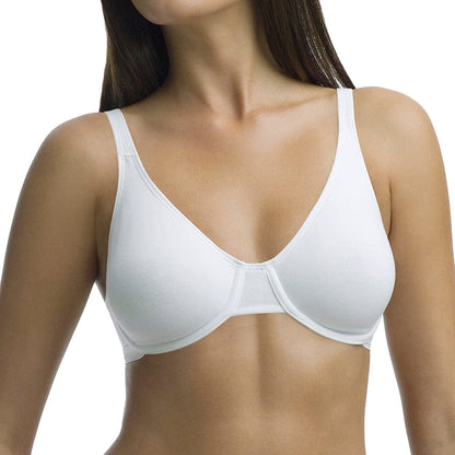 Fruit of the Loom Women'S Stretch Cotton Extreme Comfort Underwire Bra White / (36) B
