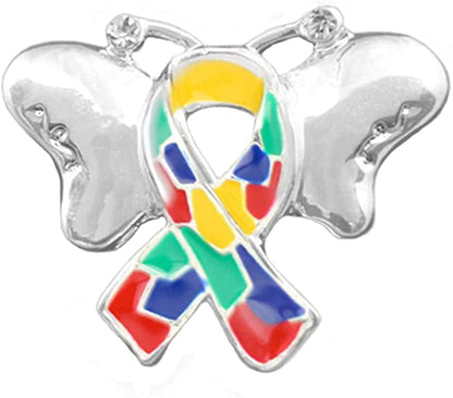 Fundraising for a Cause | Autism Puzzle Piece Pin – Awareness or Fundraising Pin for Autism & Asperger’S Spectrum Disorder (1 Pin - Retail) Butterfly Autism Pin