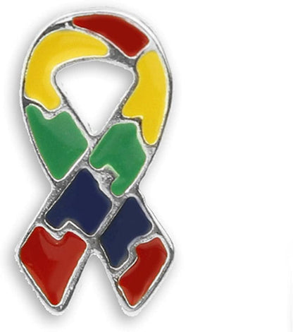 Fundraising for a Cause | Autism Puzzle Piece Pin – Awareness or Fundraising Pin for Autism & Asperger’S Spectrum Disorder (1 Pin - Retail) Small Autism Ribbon Pin