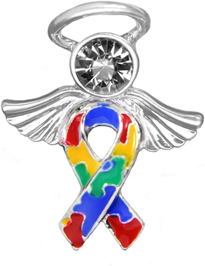 Fundraising for a Cause | Autism Puzzle Piece Pin – Awareness or Fundraising Pin for Autism & Asperger’S Spectrum Disorder (1 Pin - Retail) Angel Autism Ribbon Pin