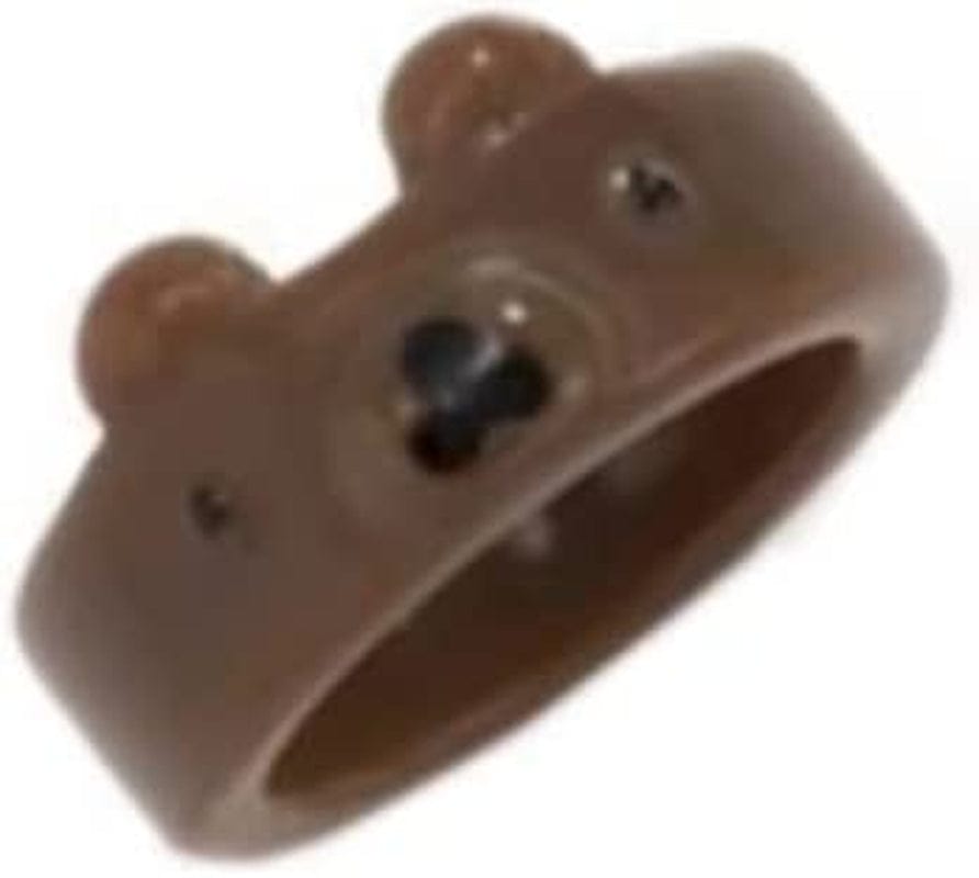 Funny Animal Finger Rings Resin Cute Frog Chick Knuckle Ring Personality Aesthetic Stackable Tail Ring Thumb Band for Women Men(Chick,Orange) (AMX3M07IQMUS) Brown1 / one1