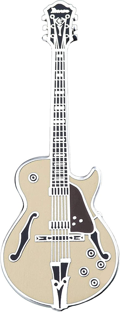 Geepins Enamel Guitar Pin | Stunning Miniature Precision Brooch | 52 Mm Length | Wear on Shirt, Jacket, Lapel, Hat, or Tie | Presented in Beautiful Guitar Case Box | Perfect Gift George Benson