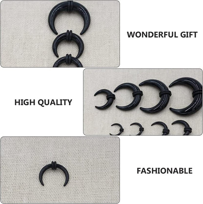 Generic 8Pcs Ear Stretching Kit Acrylic Body Piercing Kit Acrylic Tapers and Plugs Spiral Taper Tunnels Septum Horn Ear Expansions for Men Women Body Jewelry Apparel & Accessories > Jewelry > Body Jewelry Generic   