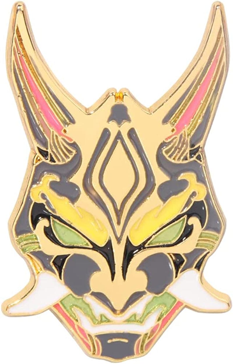 Genshin Impact Hutao Brooch Pin - Hutao Characters Cosplay Enamel Brooch Lapel Pin - Gift for Fans, Women and Girls
