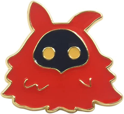 Genshin Impact Hutao Brooch Pin - Hutao Characters Cosplay Enamel Brooch Lapel Pin - Gift for Fans, Women and Girls