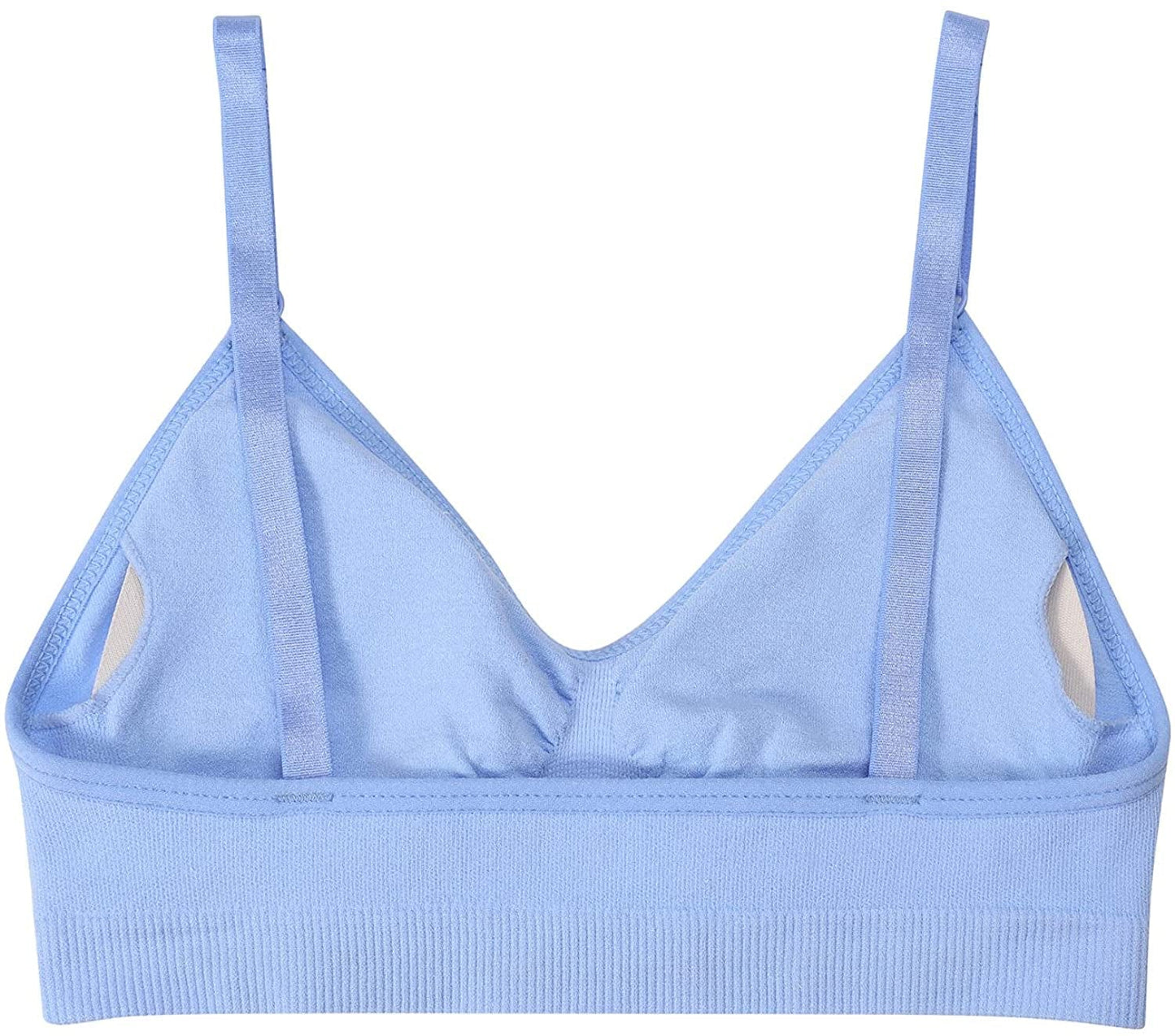 Girls Comfortable Camisole Bra with Adjustable Thin Straps - 5 Packs