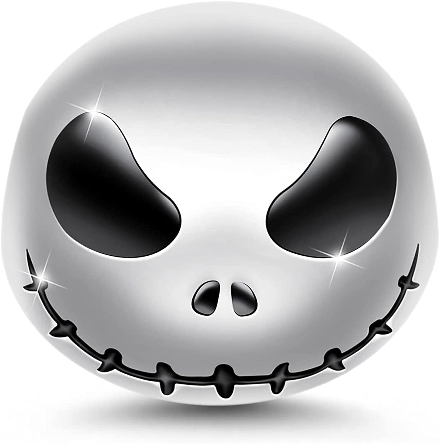 Gnoce"Jack Skull 925 Sterling Silver Skull Beads Charms for Bracelets Necklace Birthday Halloween Jewelry for Women Gift Apparel & Accessories > Jewelry > Bracelets GNOCE 1Jack  