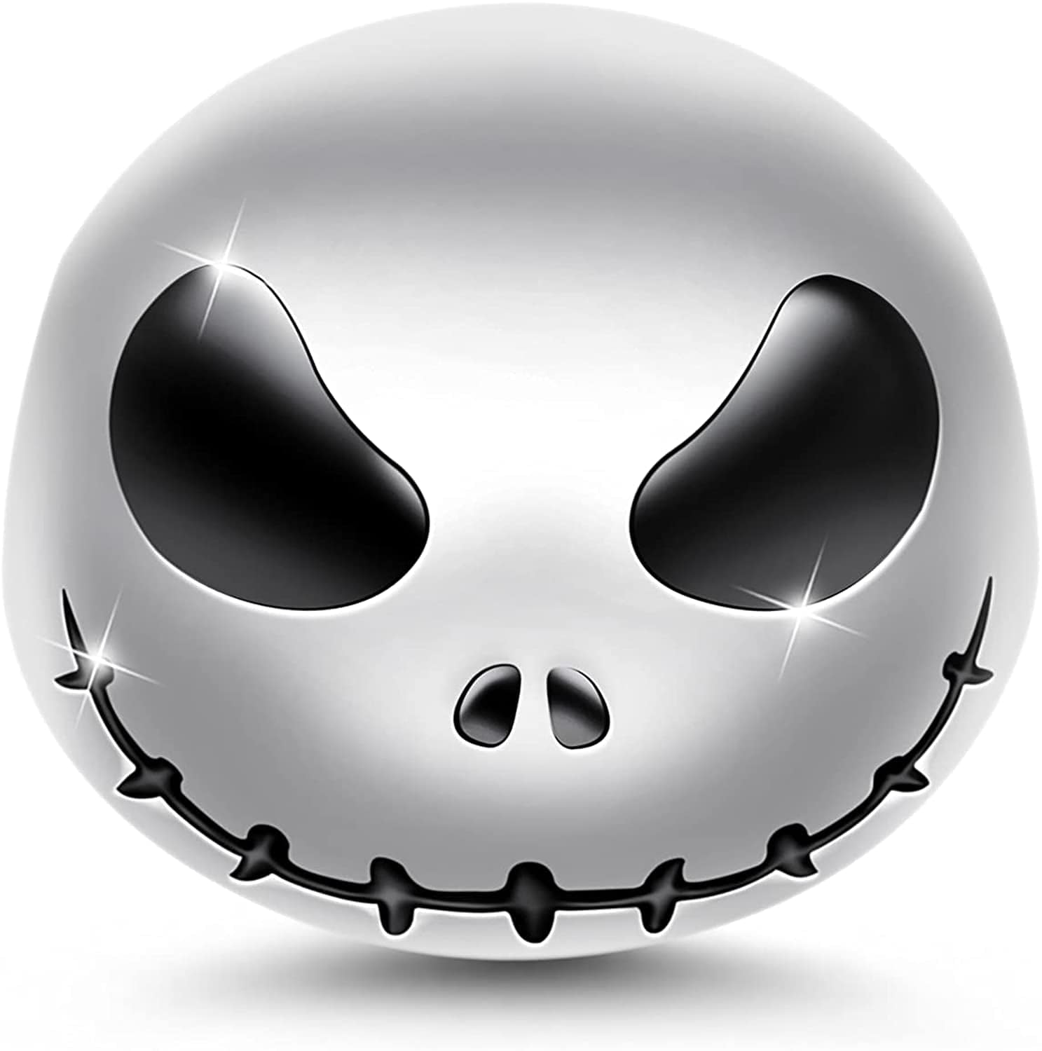 Gnoce"Jack Skull 925 Sterling Silver Skull Beads Charms for Bracelets Necklace Birthday Halloween Jewelry for Women Gift Apparel & Accessories > Jewelry > Bracelets GNOCE 1Jack  
