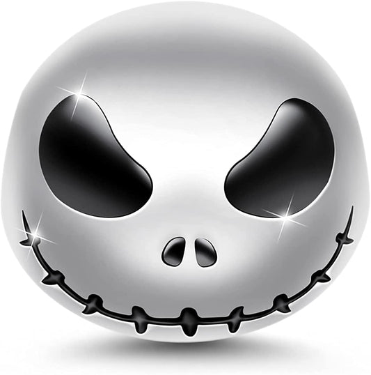 Gnoce"Jack Skull 925 Sterling Silver Skull Beads Charms for Bracelets Necklace Birthday Halloween Jewelry for Women Gift Apparel & Accessories > Jewelry > Bracelets GNOCE 1Jack  