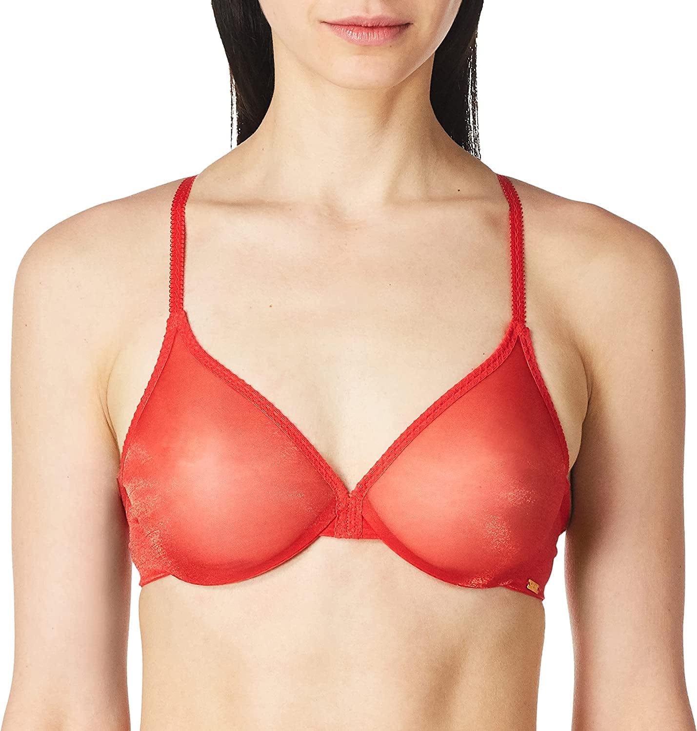 Gossard Women'S Glossies Sheer Bra Chilli Red / 32A