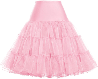 GRACE KARIN Women 50S Petticoat Skirts Tutu Crinoline Underskirt CL008922 Apparel & Accessories > Clothing > Underwear & Socks > Shapewear GRACE KARIN Light Pink 4X 