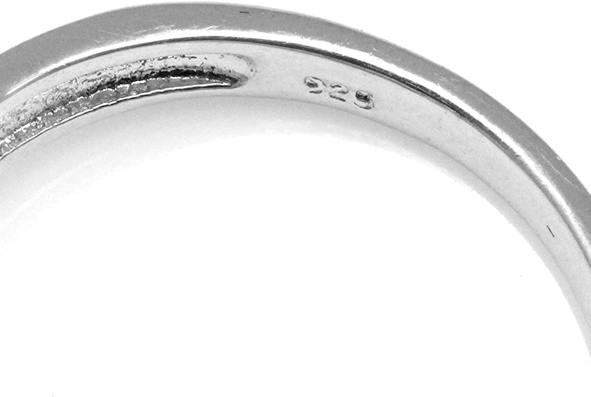 Graduated 5 Stone Gemstones White Gold Plated 925 Sterling Silver Ring Jewelry for Women