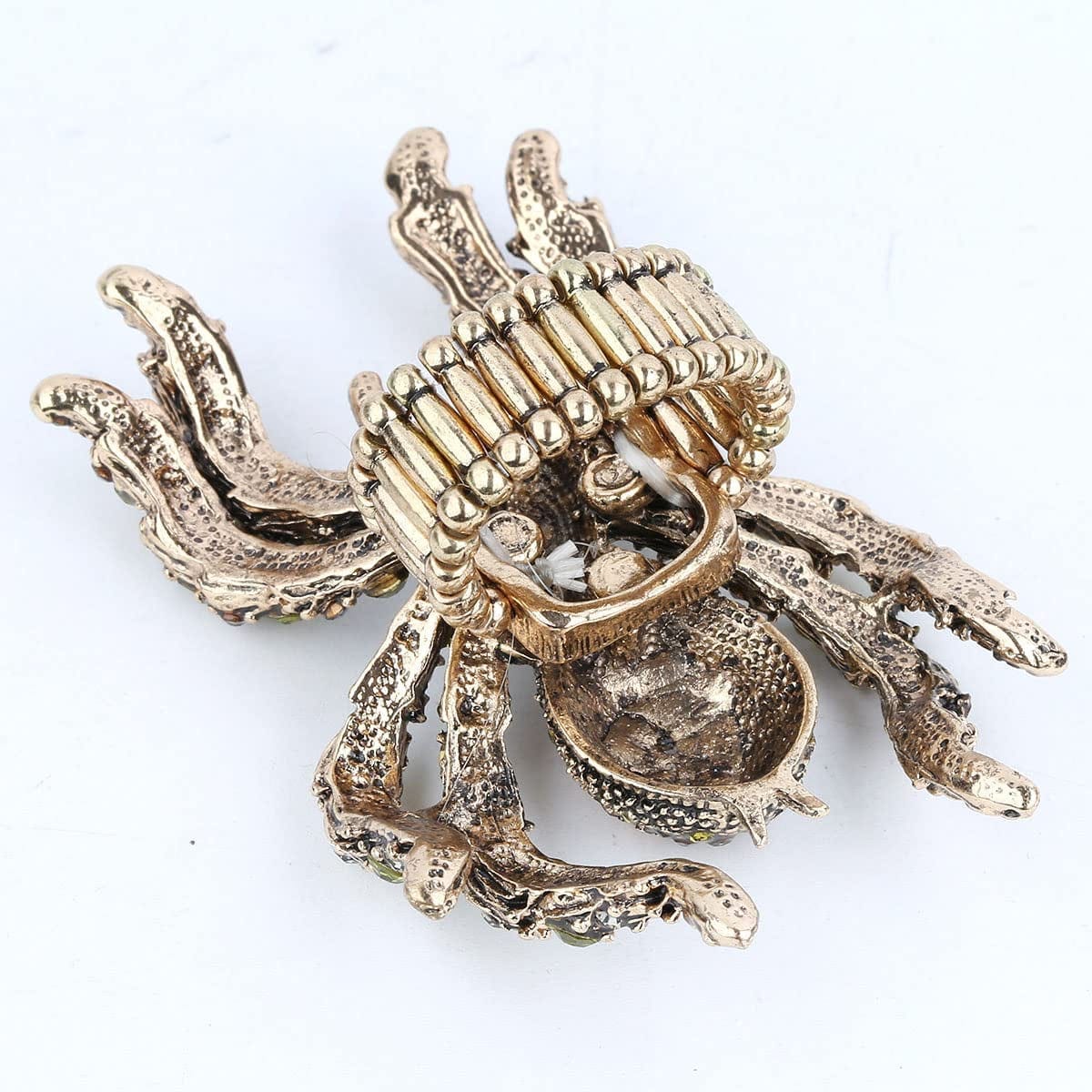 Halloween Spider Rings for Women, Stretch Rings Fit Finger 6 to 9, Halloween Rings for Women, Silk Scarf Holders