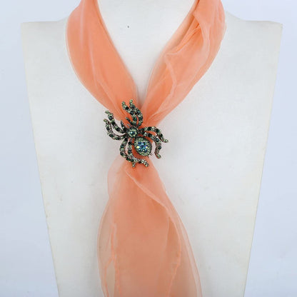 Halloween Spider Rings for Women, Stretch Rings Fit Finger 6 to 9, Halloween Rings for Women, Silk Scarf Holders