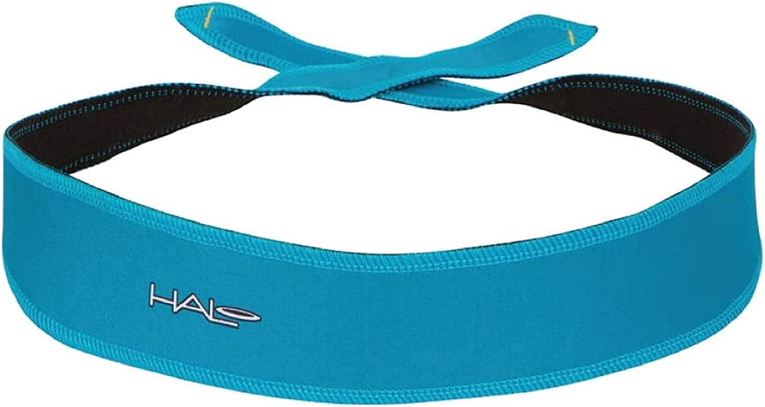 Halo Headband Halo I- Custom Fit- Tie Sweatband Pullover for Men and Women, No Slip with Moisture Wicking Dryline Fabric Apparel & Accessories > Clothing Accessories > Bandanas & Headties Halo Headband MOSAIC BLUE  