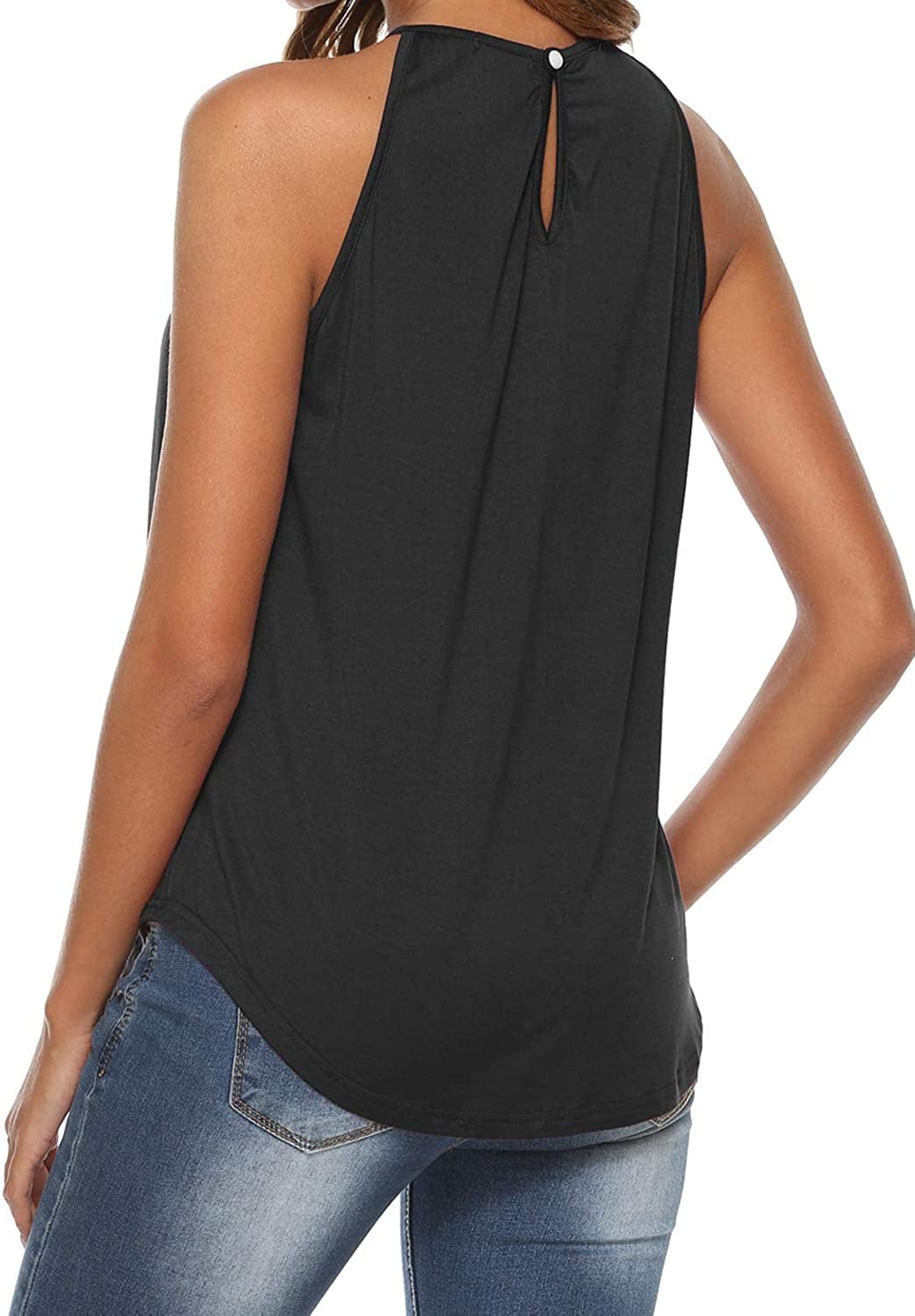 Halter Tank Tops for Women Summer Spaghetti Strap Lace Sleeveless Tops Shirts