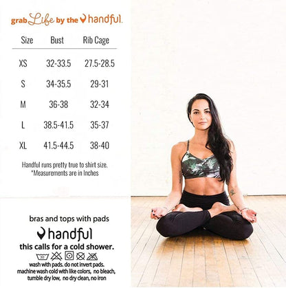 Handful Women'S Adjustable Sports Bra with Removable Pads, Versatile Workout Bra