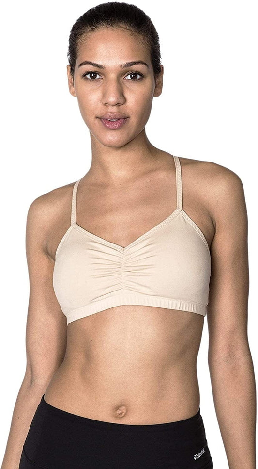 Handful Women'S Adjustable Sports Bra with Removable Pads, Versatile Workout Bra Have It All Honey / Medium