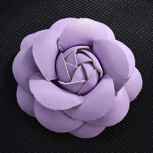 Handmade PU Leather Camellia Flower Brooch,Boutonniere Lapel Pin Jewelry Brooches Flower Corsage Gifts Camellia Pin DIY Blue,Wine Red,Gold,White,Silver,Rose,Purple AMX2V0650HUS 0 Blue,Wine Red,Gold,White,Silver,Rose,Purple