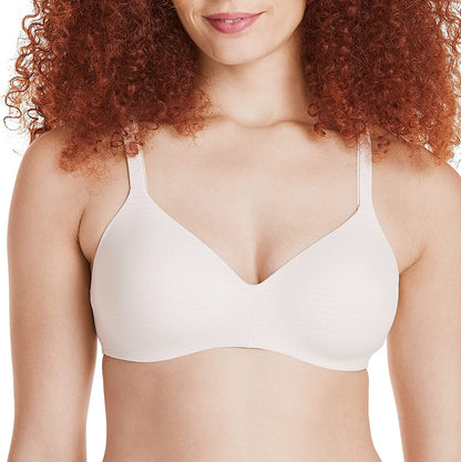 Hanes Ultimate Underwire Bra, Low-Cut T-Shirt Bra, Convertible Underwire Bra, Convertible Underwire T-Shirt Bra Light Buff Micro Dot / Wire-Free / 36C