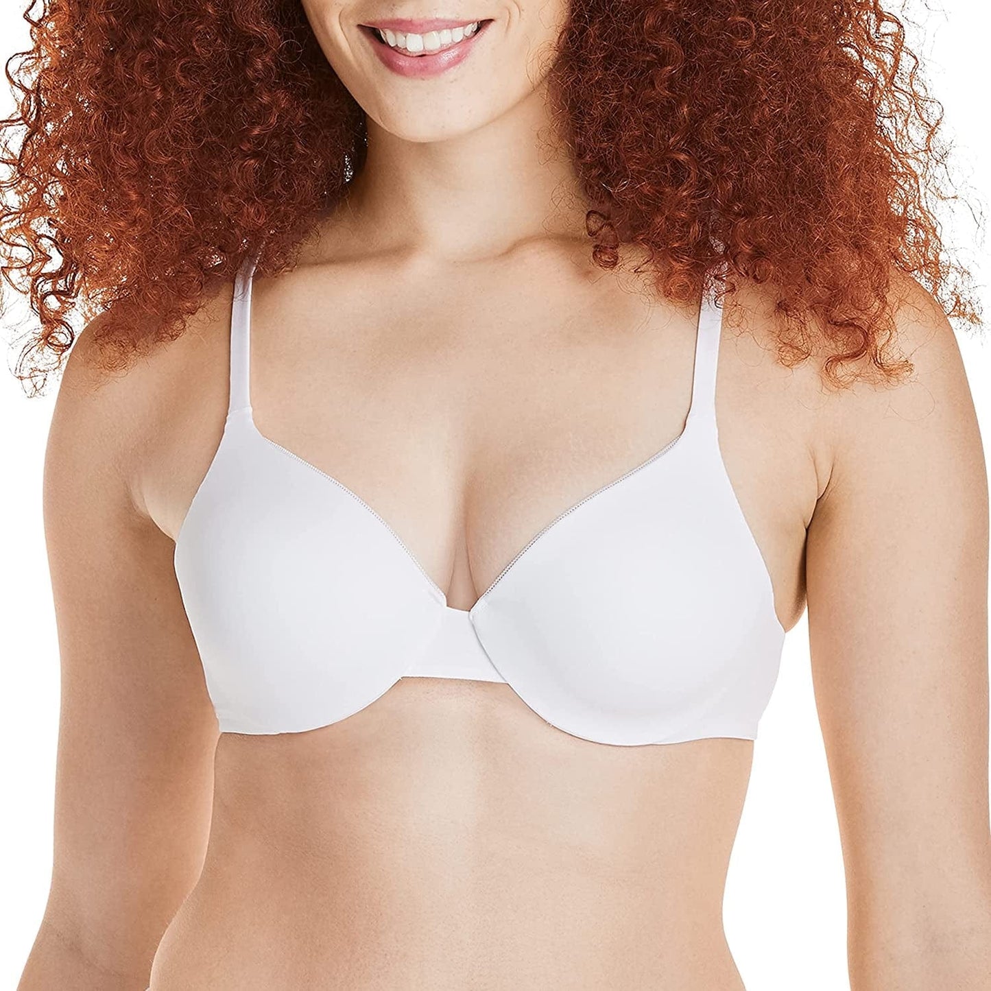 Hanes Ultimate Underwire Bra, Low-Cut T-Shirt Bra, Convertible Underwire Bra, Convertible Underwire T-Shirt Bra White / Underwire / 38DD