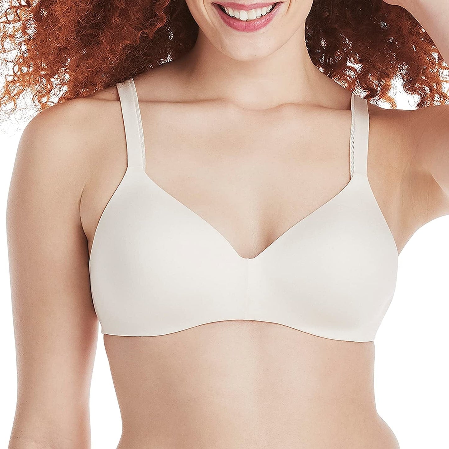 Hanes Ultimate Underwire Bra, Low-Cut T-Shirt Bra, Convertible Underwire Bra, Convertible Underwire T-Shirt Bra Nude Micro Dot / Wire-Free / 34A
